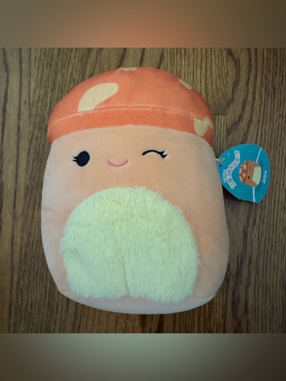 NWT Alba 8” Mushroom Squishmallow